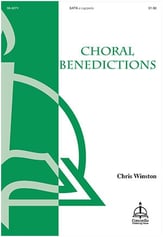 Choral Benedictions SATB choral sheet music cover